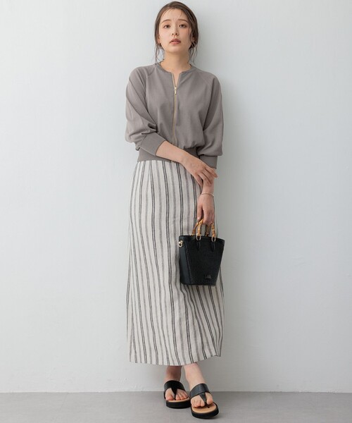 23区 カーディガン 「SLOW/一部店舗限定」シアー ブルゾン