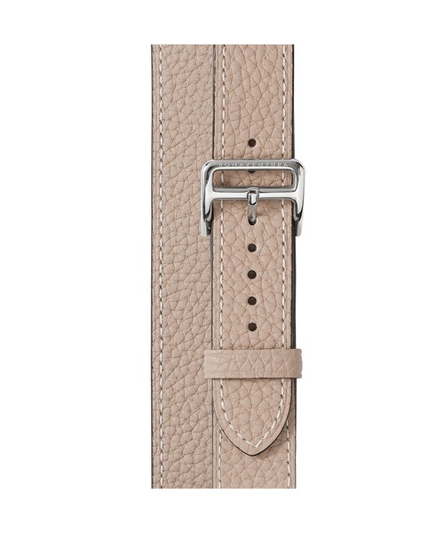 腕時計 ダブルトゥール Apple Watch レザーバンド シュリンクレザー「38mm/40mm/41mm/42mm」 (アダプター：シルバー)の画像