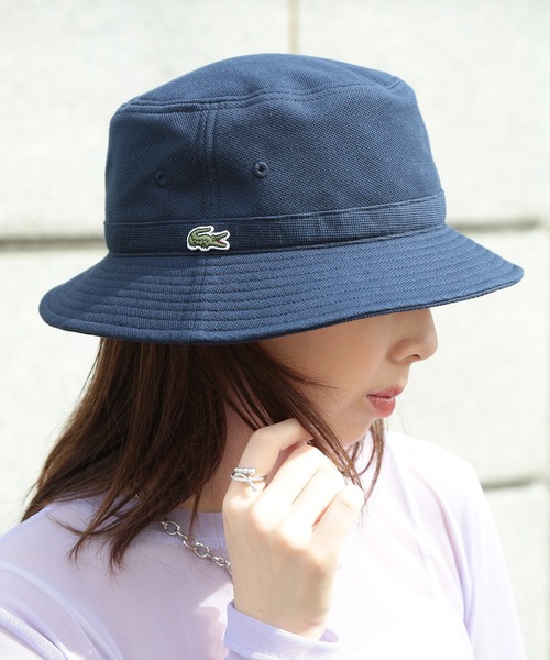 LACOSTE × SUPREME バケットハット ブラック Supreme x Lacoste | Five Panel Hat Streetwear | Black