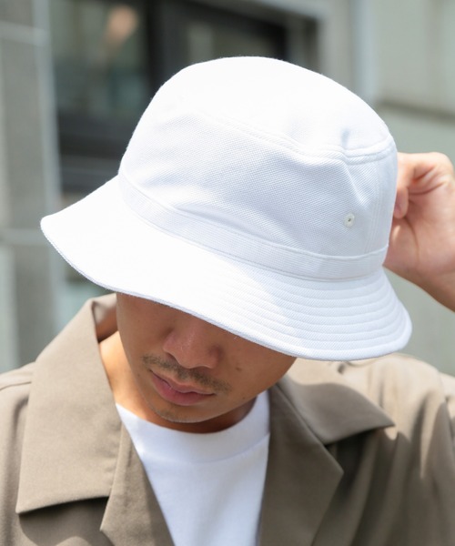 ホワイト LAロゴ バケットハット バケット01 Reversible Hat リバーシブルハット Box logo