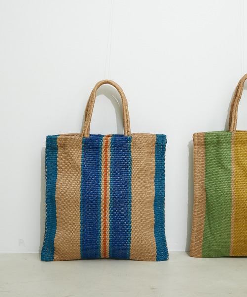 新品 Maison Bengal メゾン ベンガル ジュート バッグ　BAG MAISON BENGAL/メゾンベンガル】 ロゴジュートBAG | LOUNGEDRESS