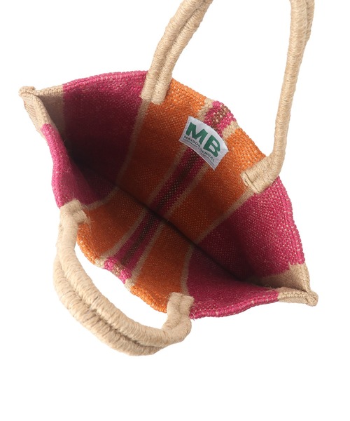 美品　MAISON BENGAL メゾンベンガル　ジュートバッグ　カゴバッグ MAISON BENGAL トートバッグ 「MAISON BENGAL(マイソンベンガル