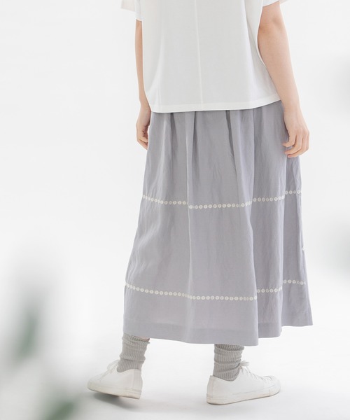 nop de nod（ノップドゥノッド）の「リネンレーヨン裾パネル