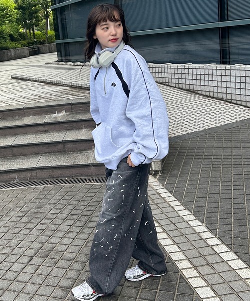 パーカー A'GEM/9 × .kom 「ROMANTIC CROWN/ロマンティック クラウン」 SPORTY HALFZIPUP/スポーティー ハ | ROMANTIC CROWN | 04