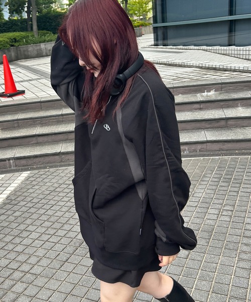 パーカー A'GEM/9 × .kom 「ROMANTIC CROWN/ロマンティック クラウン」 SPORTY HALFZIPUP/スポーティー ハ | ROMANTIC CROWN | 05