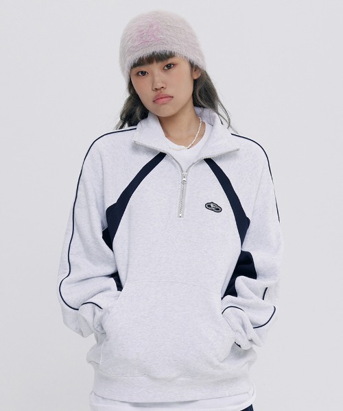 パーカー A'GEM/9 × .kom 「ROMANTIC CROWN/ロマンティック クラウン」 SPORTY HALFZIPUP/スポーティー ハ | ROMANTIC CROWN | 06