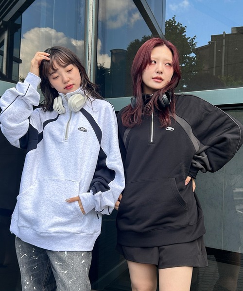 パーカー A'GEM/9 × .kom 「ROMANTIC CROWN/ロマンティック クラウン」 SPORTY HALFZIPUP/スポーティー ハ | ROMANTIC CROWN | 03