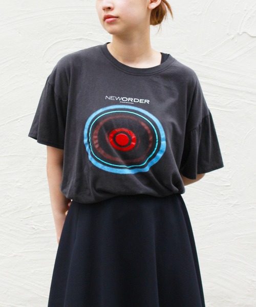 tシャツ THRIFTY LOOK/スリフティールック THRIFTY”NEW ORDER”TEE WOMEN ニューオーダーTEE ウィメンズ レデ