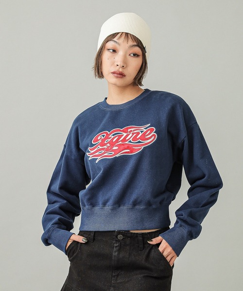すぐ届く☆X-girl ビーニー シンプル ロゴ アクセントに◎ X-girl ニット帽 ニットキャップ SIGN LOGO JACQUARD BEANIE
