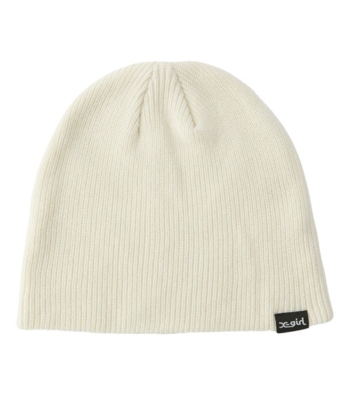 X-girl ニット帽 ニットキャップ STANDARD BEANIE レディース