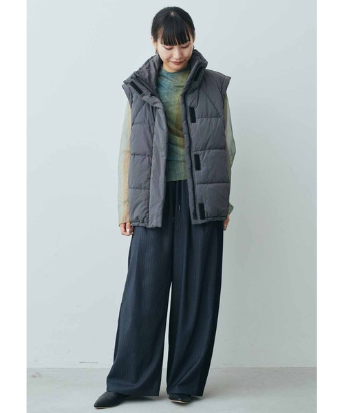 MEDE19F MEDE19F マーブル柄のドレープシアートップス