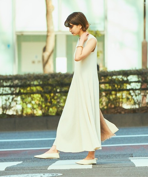 styling/」 ノースリーブワンピース 0 ホワイト レディース