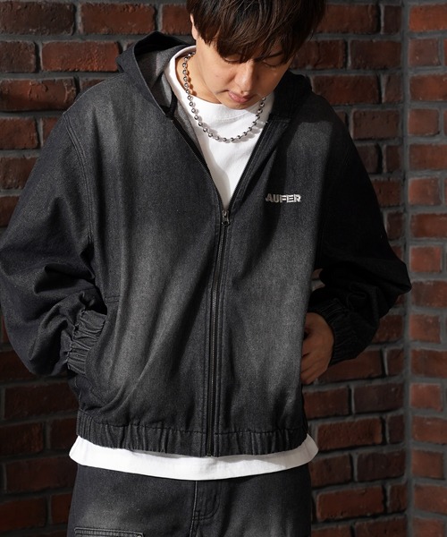 Laufer デニムジャケット gジャン 「Laufer」オーバーダイ デニム