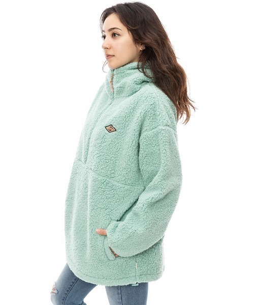BILLABONG パーカー レディース FURBOA HALF ZIP パーカー