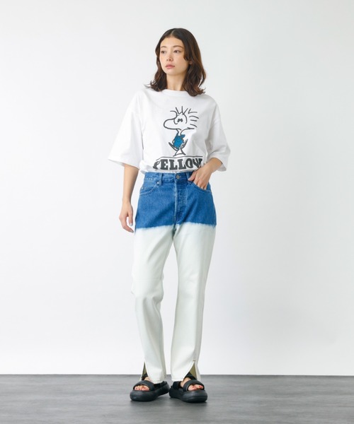woadblue ジーンズ デニム デニムパンツ 「157×WOADBLUE」Slit
