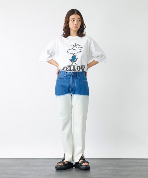 woadblue ジーンズ デニム デニムパンツ 「157×WOADBLUE」Slit