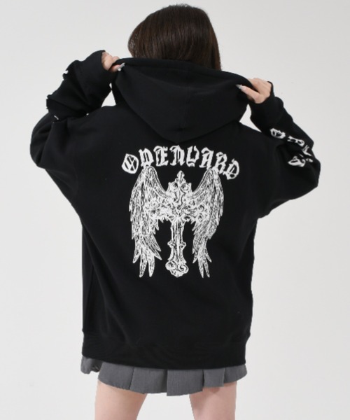 OY（オーワイ） パーカー GOTHIC CROSS HOODIE ZIP UP/ゴシッククロス