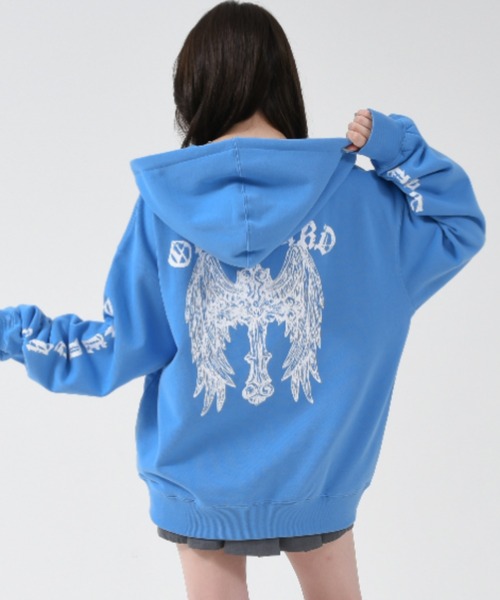 『OY/オーワイ』 ゴシッククロスジップパーカー OY/オーワイ』 GOTHIC CROSS HOODIE ZIP UP/ゴシッククロスジップ
