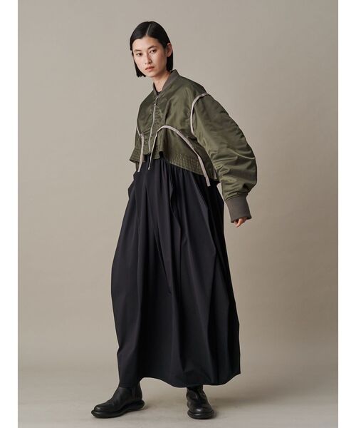 ブルゾン UN3D PEPLUM PARTS MA-1 UN3D. ma1 ma-1 PEPLUM PARTS MA-1 / ペプラムパーツMA-1