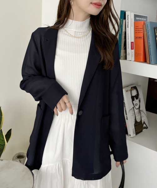 公式完売＊ジャケット テーラードジャケット メッシュライトシングルジャケット メッシュテーラードジャケット(テーラードジャケット) | MICHEL KLEIN