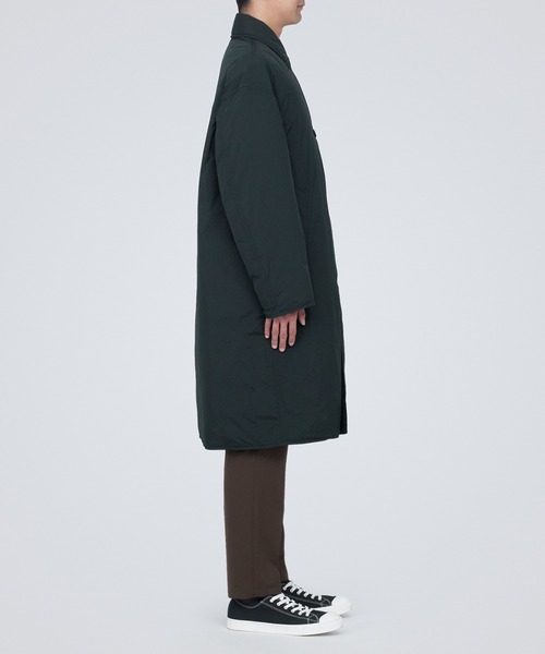 新品★MUJI LABO ステンカラーコート　メンズ　ダウンコート　カーキ　M 新品☆MUJI LABO ステンカラーコート メンズ ダウンコート カーキ M