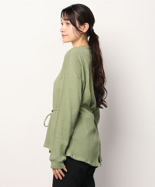 BASERANGE 「BASERANGE」 長袖カットソー X-SMALL ライム レディース