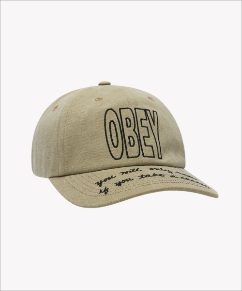 OBEY(オベイ) キャップ 帽子 OBEY PIGMENT CHANCE6 PANEL / オベイ OBEY(オベイ) キャップ 帽子 OBEY PIGMENT CHANCE6 PANEL / オベイ
