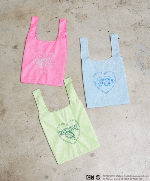 flapper_bags トートバッグ FLAPPER:パワーパフ ガールズ キラキララメ