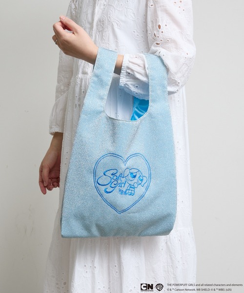 flapper_bags トートバッグ FLAPPER:パワーパフ ガールズ キラキララメ