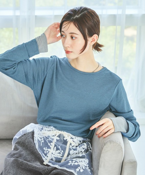 LAKOLE tシャツ スラブシアー長袖T / 289653 レディース