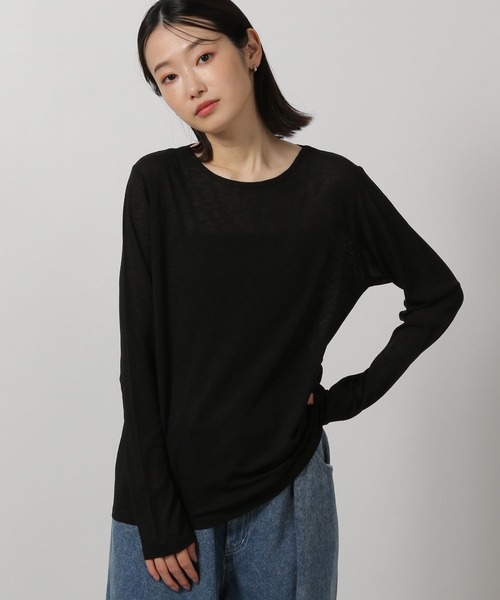 LAKOLE（ラコレ） tシャツ スラブシアー長袖T / 289653 レディース