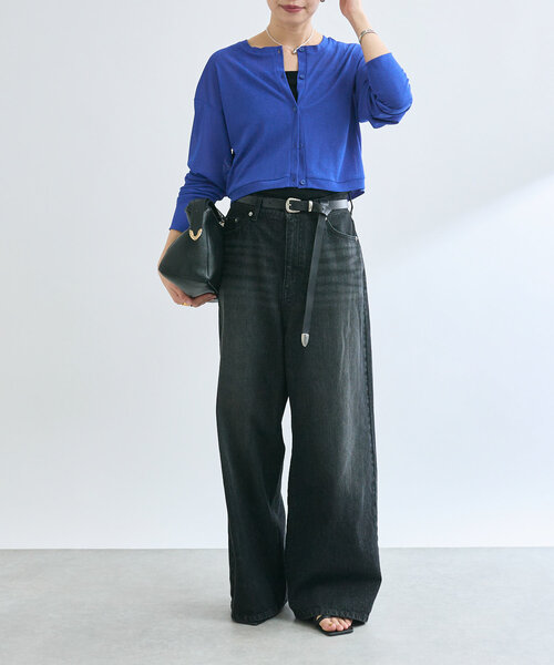 新品 RIVE DROITE タックデニムパンツ 38 RIVE DROITE