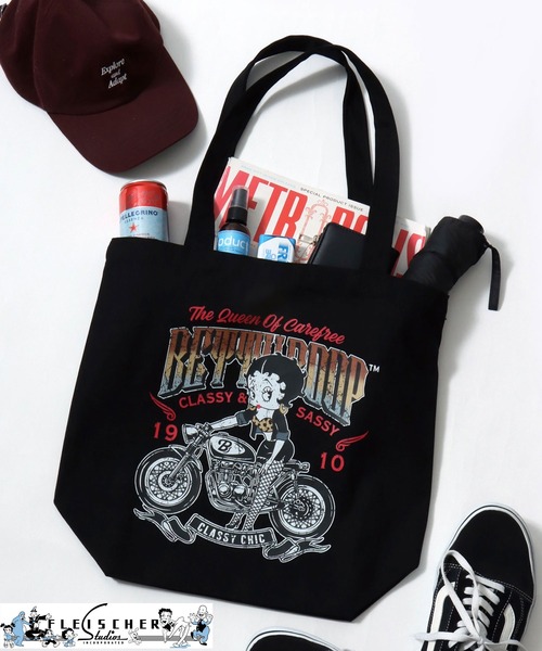 BETTY BOOP（ベティ ブープ） トートバッグ 大きめ 別注 BETTY BOOP