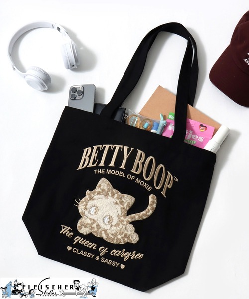 BETTY BOOP（ベティ ブープ） トートバッグ 大きめ 別注 BETTY BOOP