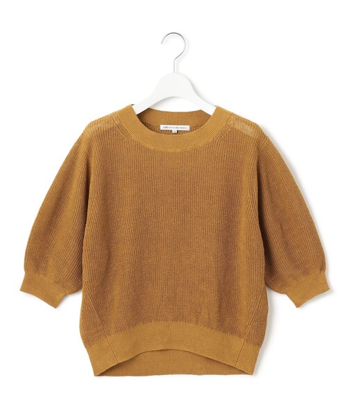 未使用☆40☆テンセルストレッチ パフスリーブ ニット☆23区 22SS美品】23区 テンセルストレッチ パフスリーブ ニット 38