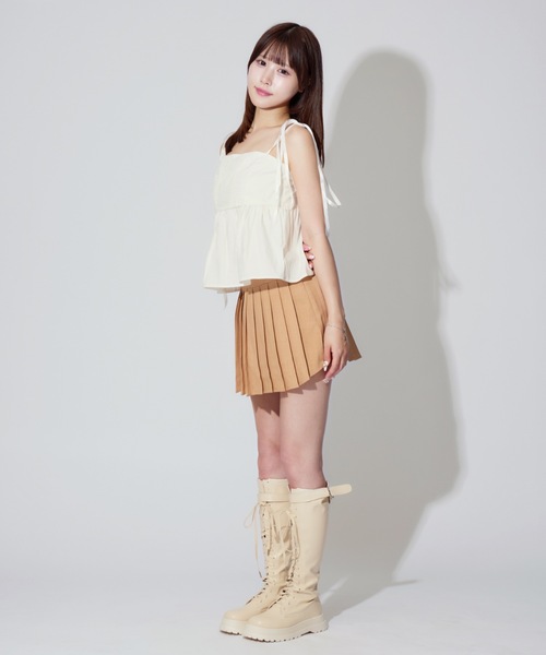 JilLA キャミソール Shoulder Ribbon French Camisole / ショルダー