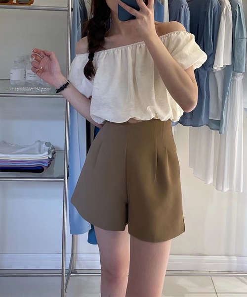 Lace Ladies（レースレディース） パンツ ダブルタック ハイウエスト