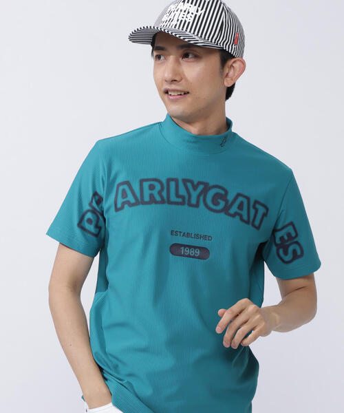 PEARLY GATES - 【PEARLY GATES】4WAYリップル半袖ハイネックカットソー 4WAYリップル半袖ハイネックカットソー | PEARLY GATES