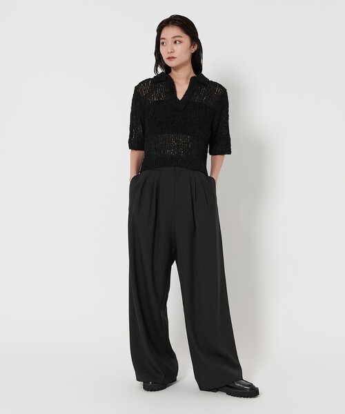 <MARW UNITED ARROWS>ペーパー ポロカラー ニット MARW UNITED ARROWS ニット セーター 「MARW ARROWS」ペーパー