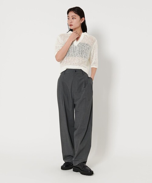 ニット セーター 「MARW UNITED ARROWS」ペーパー ポロカラー ニット レディース MARW UNITED ARROWS ニット セーター 「MARW ARROWS」ペーパー