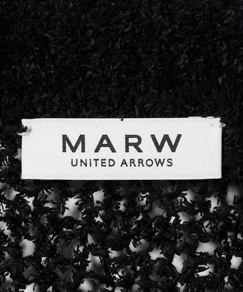 <MARW UNITED ARROWS>ペーパー ポロカラー ニット MARW UNITED ARROWS＞ペーパー ポロカラー ニット