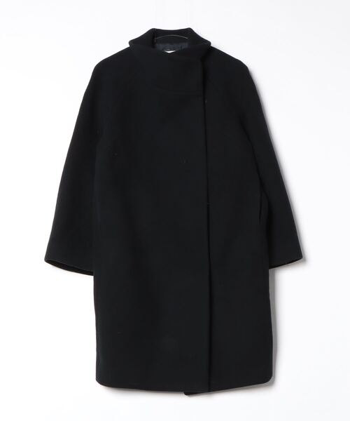 ELENDEEK（エレンディーク） ステンカラーコート 01 ブラック