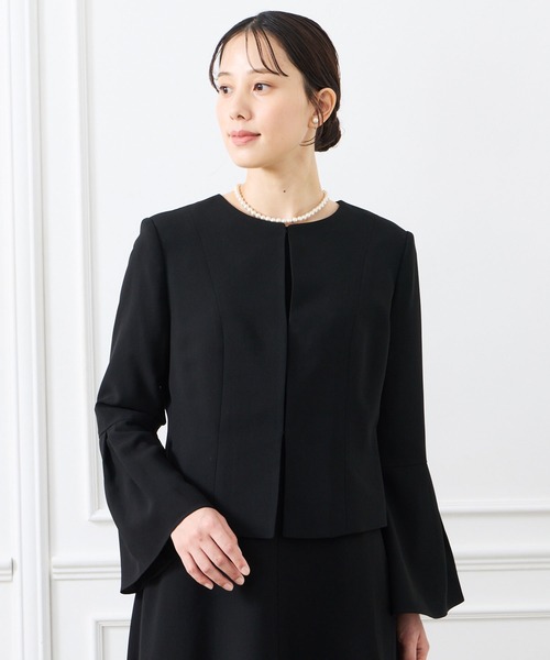 AIMER エメ　ノーカラージャケット AIMER ジャケット ノーカラージャケット 「喪服・礼服」ノー