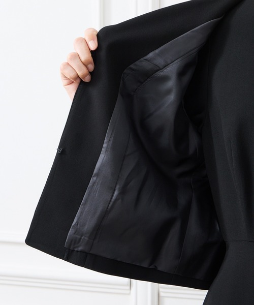 ブラック フォーマル［エメ］ AIMER （エメ）ブラックフォーマルワンピース＋ジャケット