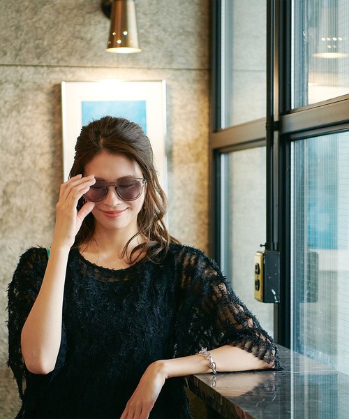 チュース レディース トップス ネイビー KOEISTORE トップス レディース tシャツ 長袖 カットソー 白 黒