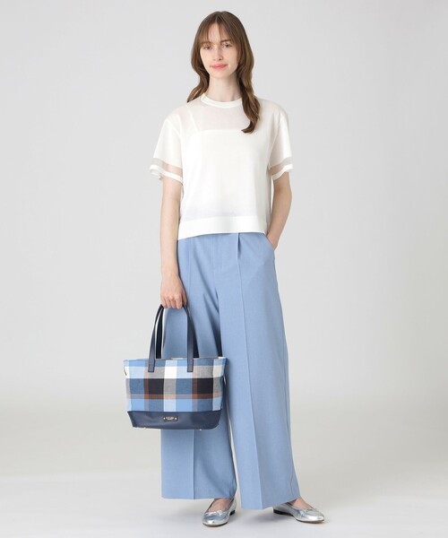 BLUE LABEL CRESTBRIDGE トートバッグ クレストブリッジチェック
