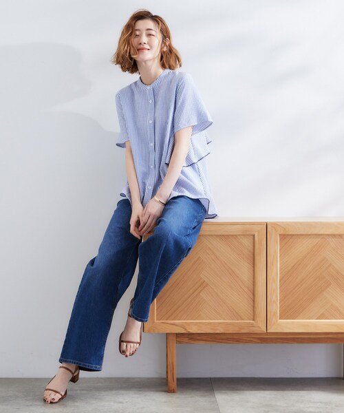 grove（グローブ） ブラウス シャツ 夏 半袖 「360°抜かりない