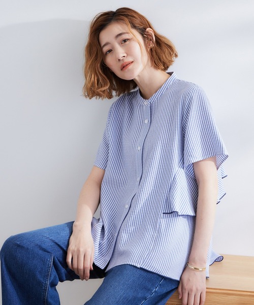 ブラウス シャツ バックフレアートップス レディース 楽天市場】≪特別price！≫ブラウス バックフレアデザインT