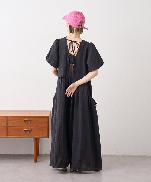 w closet ワンピース バルーンスリーブワンピース : ZOZOTOWN