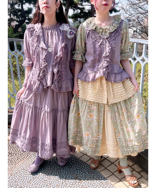 PINK HOUSE ブラウス シャツ ロゴ刺繍ブラウス レディース